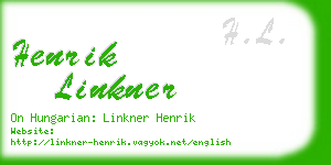 henrik linkner business card